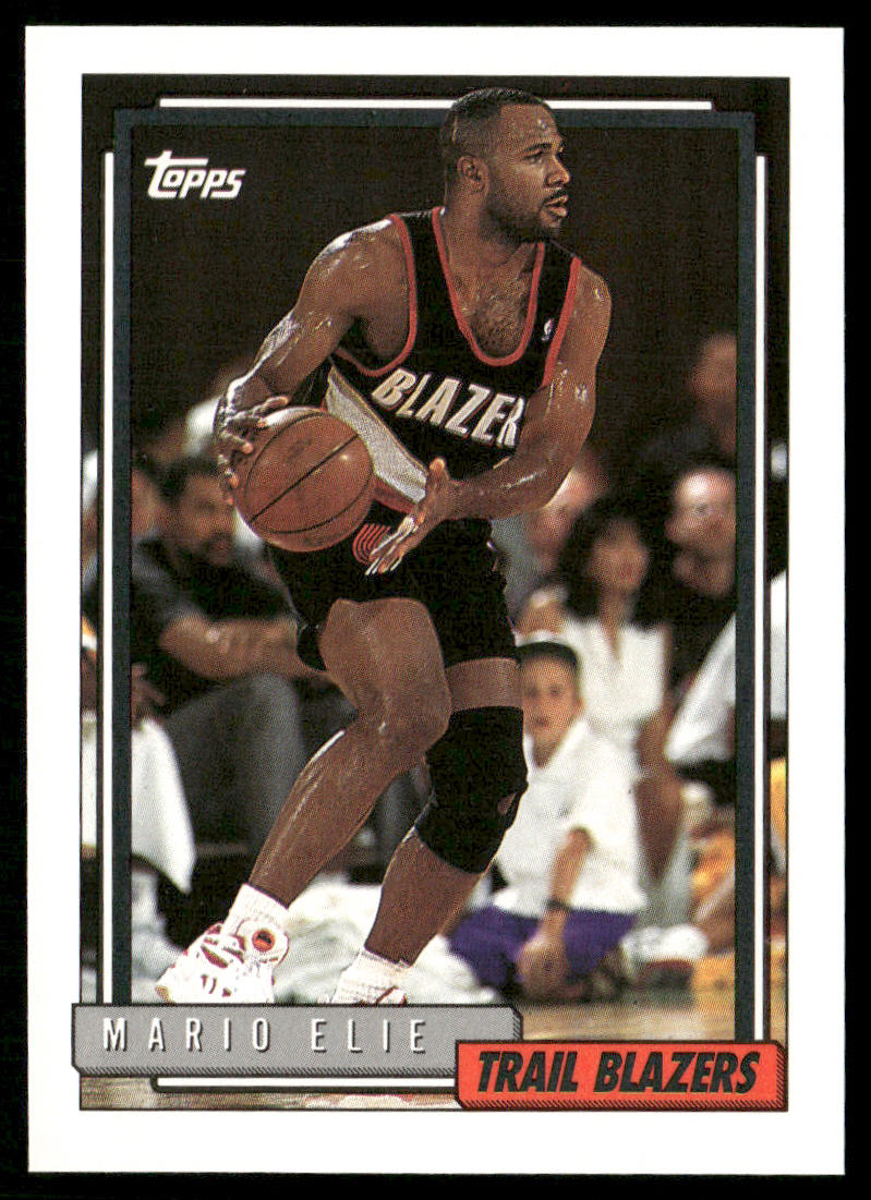 Mario Elie 1992-93 Topps #289 Portland Trail Blazers