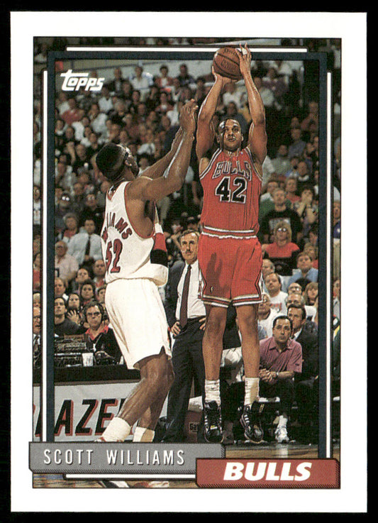 Scott Williams 1992-93 Topps #309 Chicago Bulls
