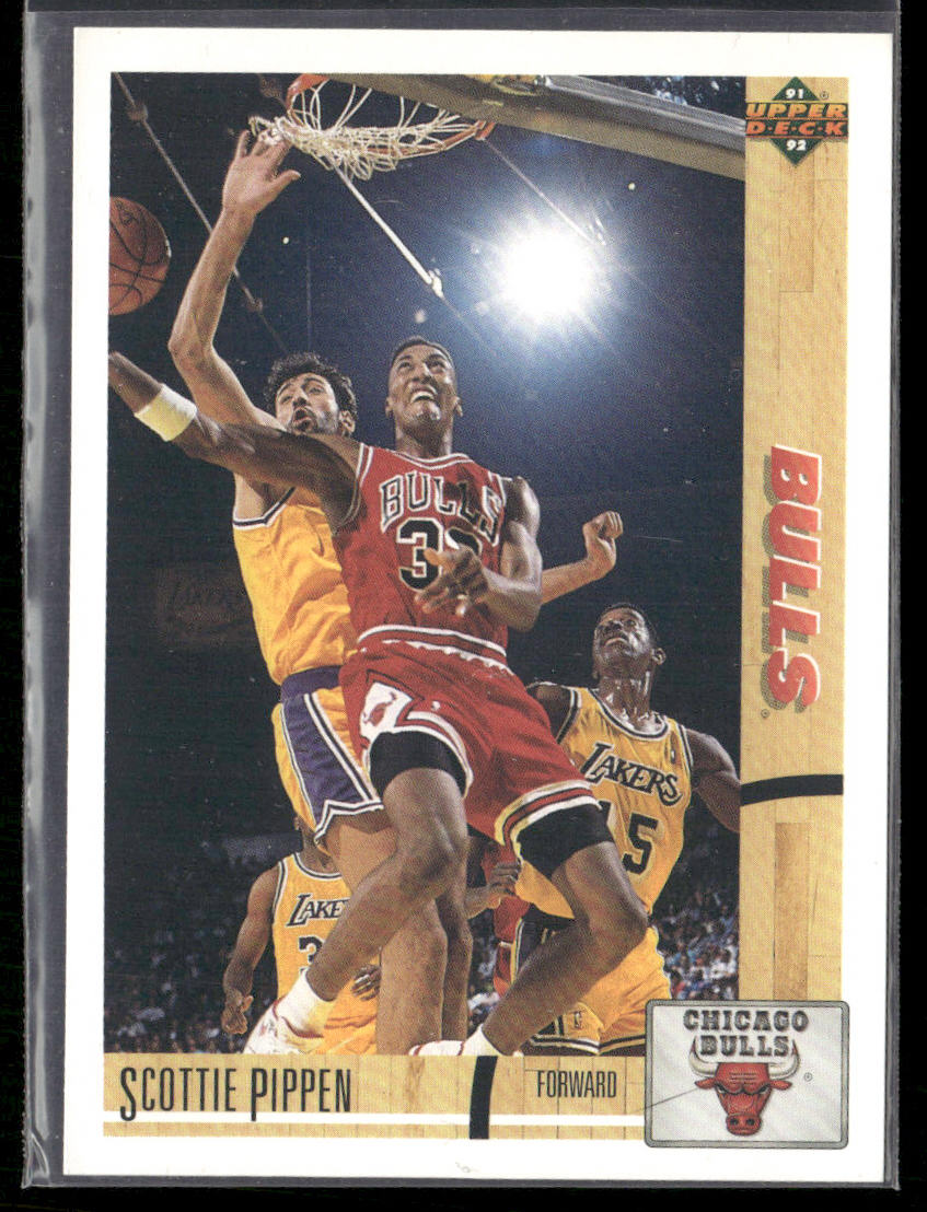 Scottie Pippen 1991-92 Upper Deck #125b Chicago Bulls