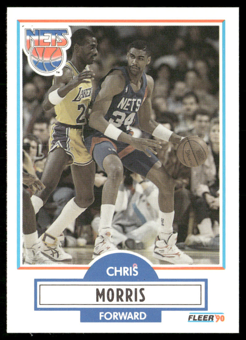 Chris Morris 1990-91 Fleer #121 New Jersey Nets