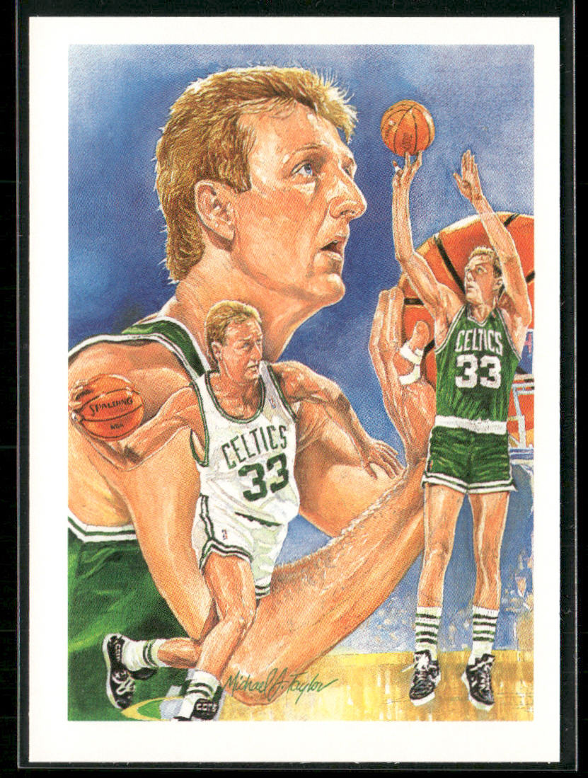 Larry Bird 1990-91 Hoops #356 Boston Celtics