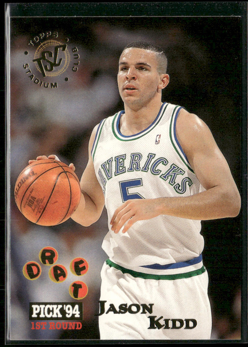 Jason Kidd 1994-95 Stadium Club 1st Day Issue #190 Dallas Mavericks