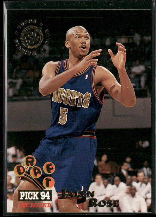 Jalen Rose 1994-95 Stadium Club #260 RC Denver Nuggets