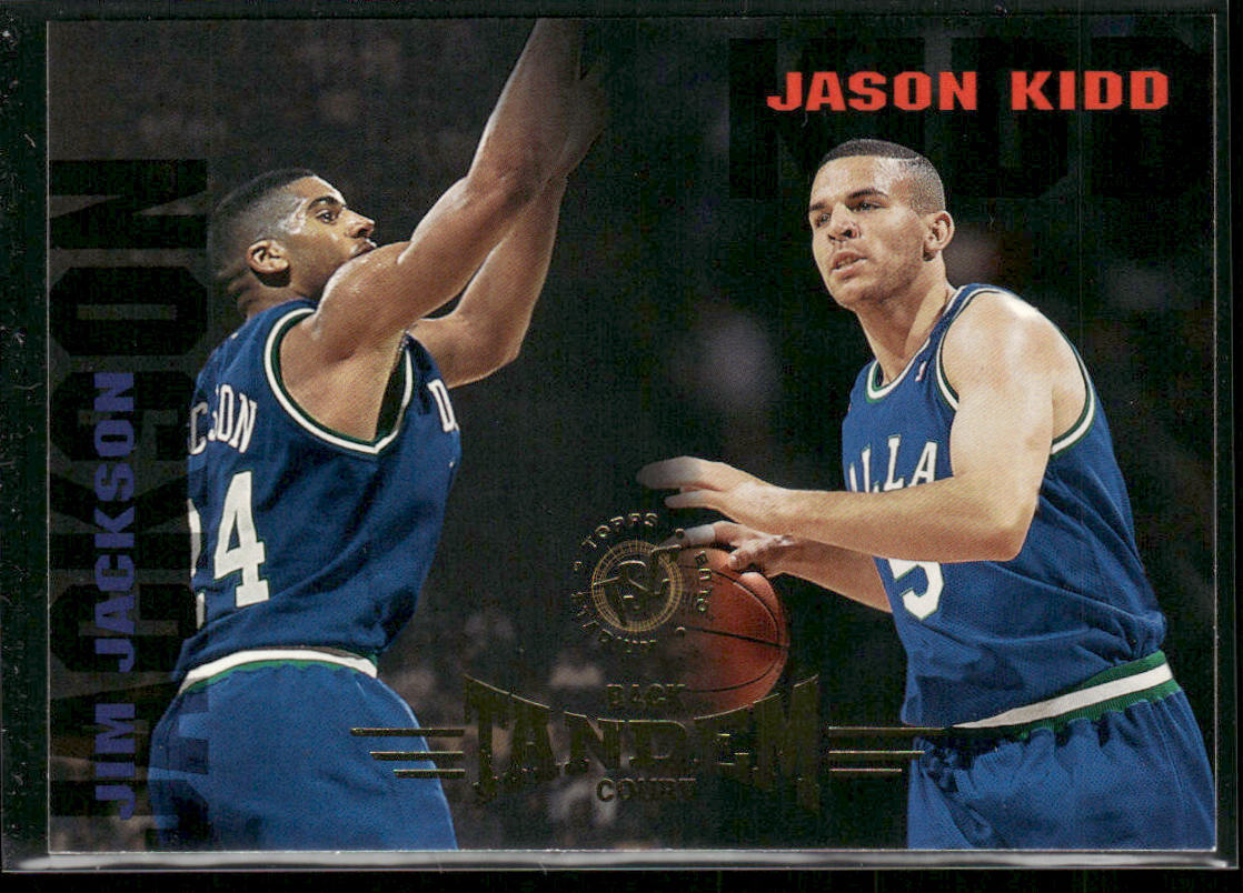 Jim Jackson / Jason Kidd 1994-95 Stadium Club #280 Dallas Mavericks