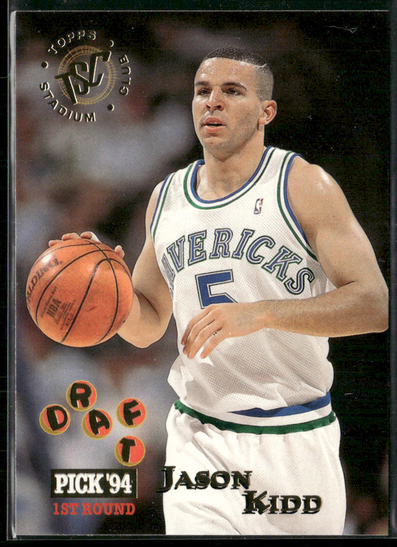 Jason Kidd 1994-95 Stadium Club #190 Dallas Mavericks