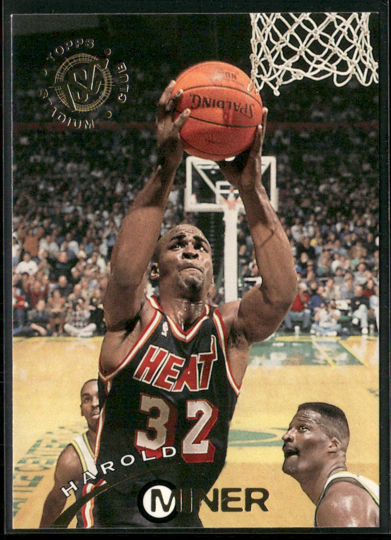 Harold Miner 1994-95 Stadium Club #218 Miami Heat