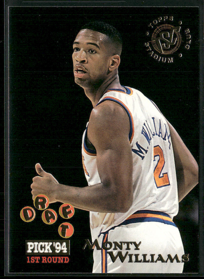 Monty Williams 1994-95 Stadium Club #325 RC New York Knicks