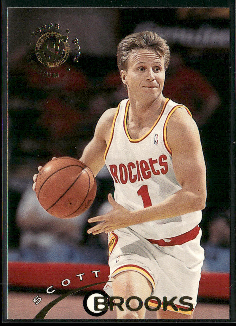 Scott Brooks 1994-95 Stadium Club #341 Houston Rockets