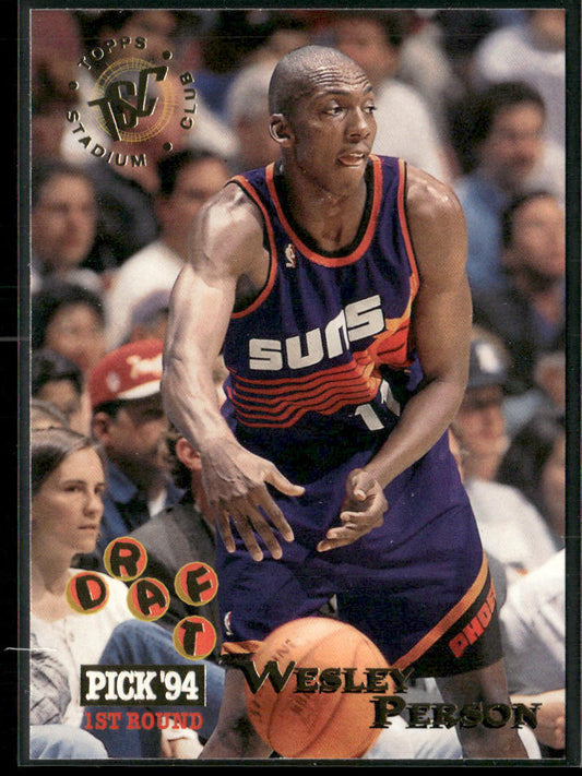 Wesley Person 1994-95 Stadium Club #320 RC Phoenix Suns