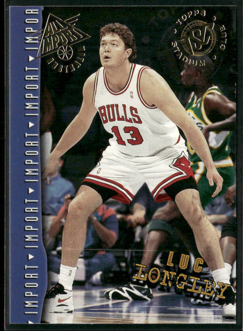 Luc Longley 1994-95 Stadium Club #302 Chicago Bulls