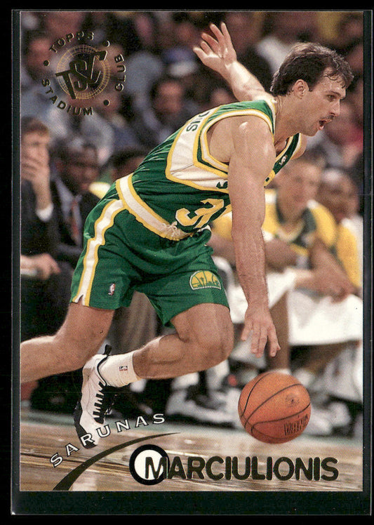 Sarunas Marciulionis 1994-95 Stadium Club #273 Seattle SuperSonics
