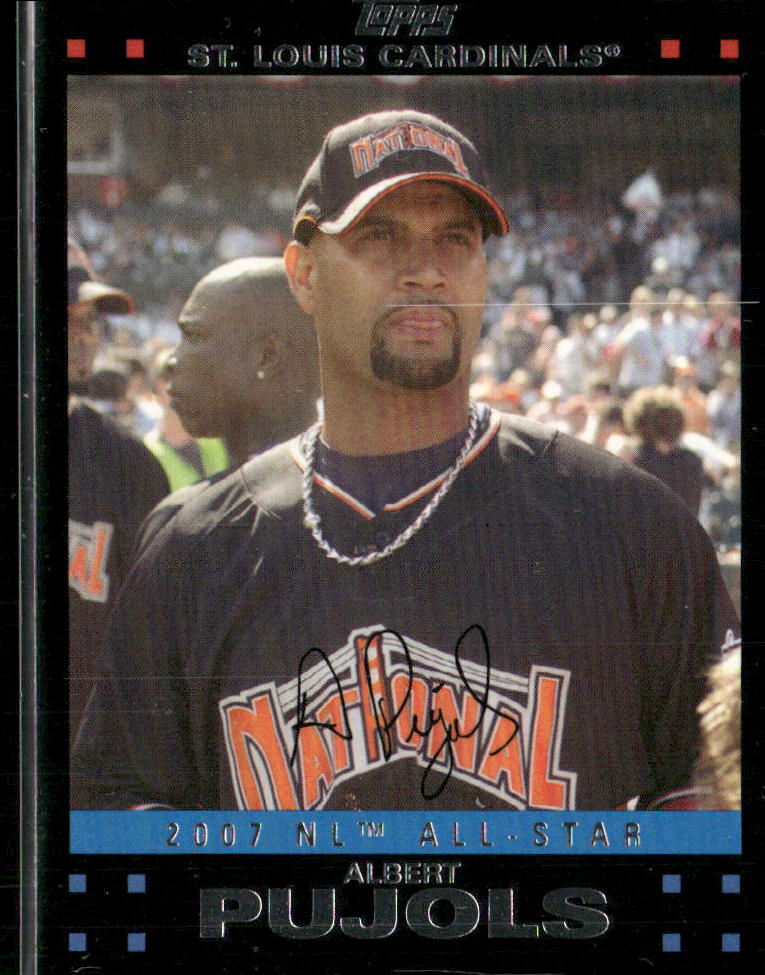 Albert Pujols 2007 Topps Updates & Highlights Red Back #UH254 Cardinals