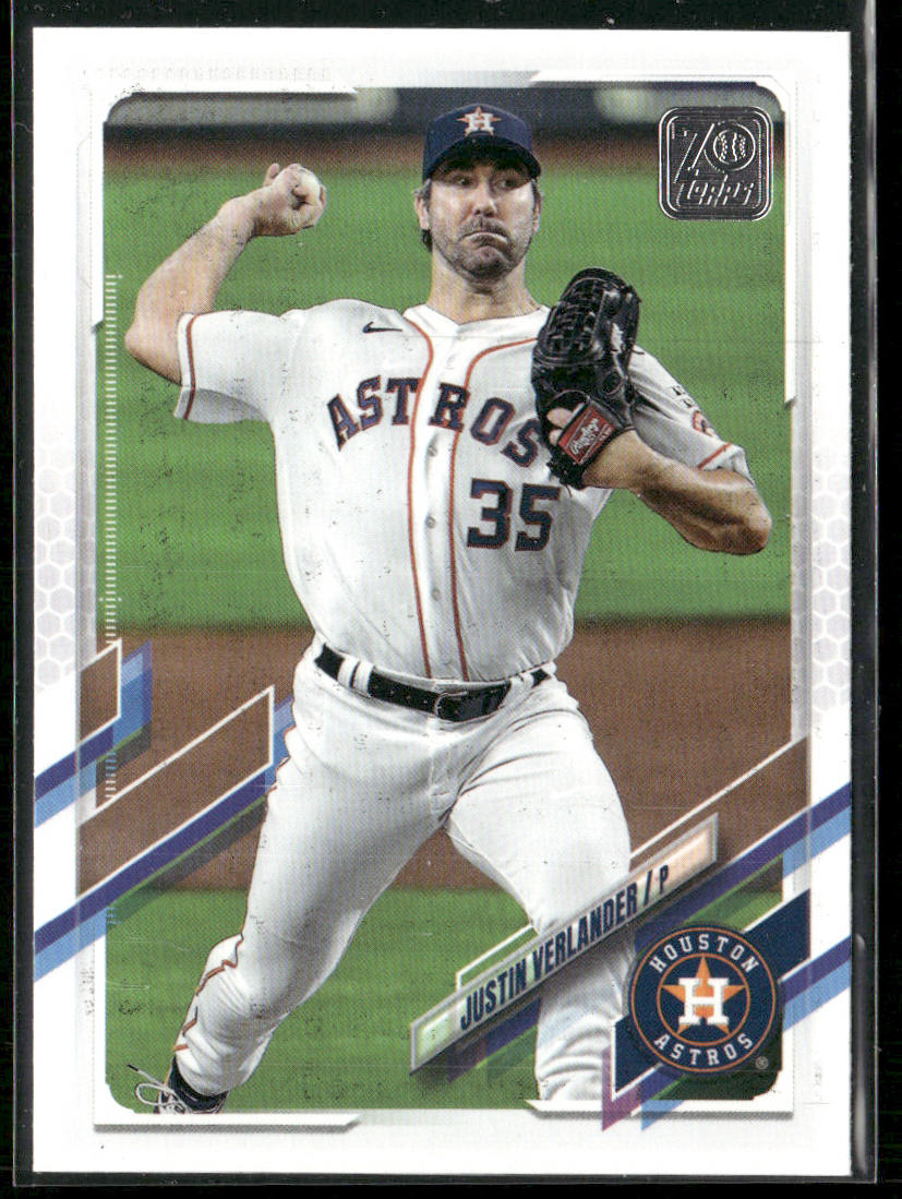 Justin Verlander 2021 Topps #112a Houston Astros