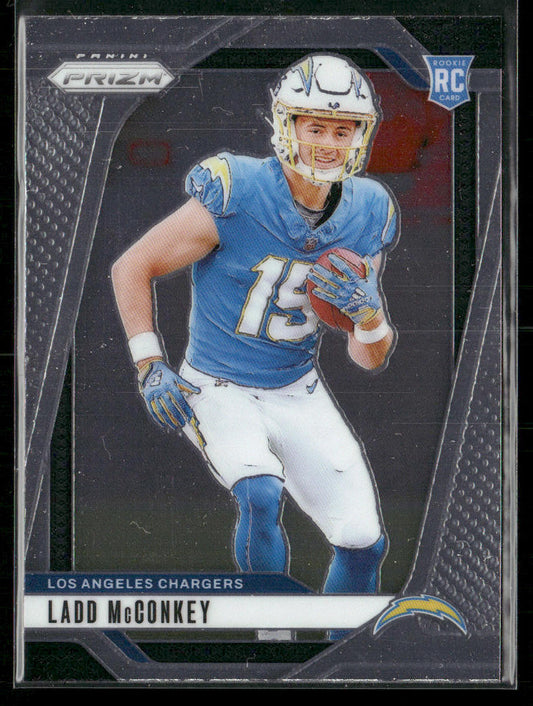 Ladd McConkey 2024 Panini Prizm #365 RC Los Angeles Chargers