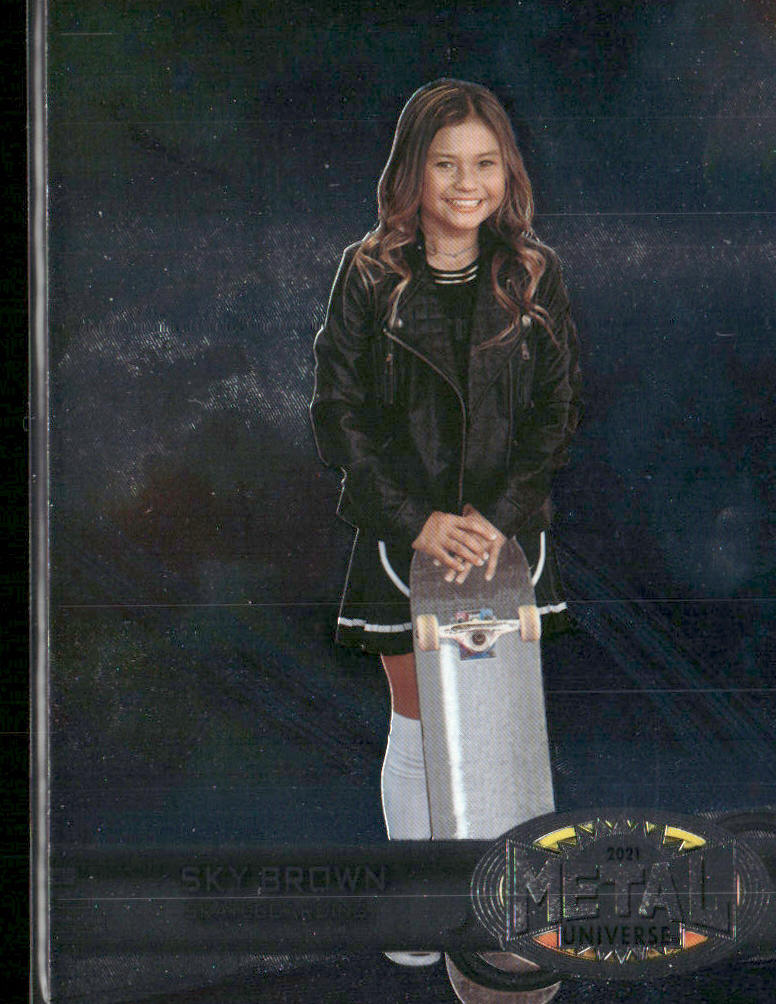 Sky Brown 2021 SkyBox Metal Universe Champions 1997-98 Retro #RB-26