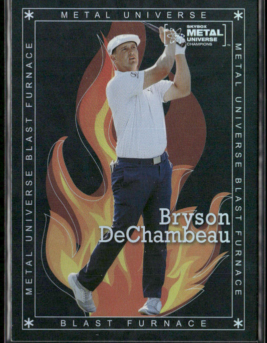 Bryson DeChambeau 2021 SkyBox Metal Universe Champions Blast Furnace #BF-23
