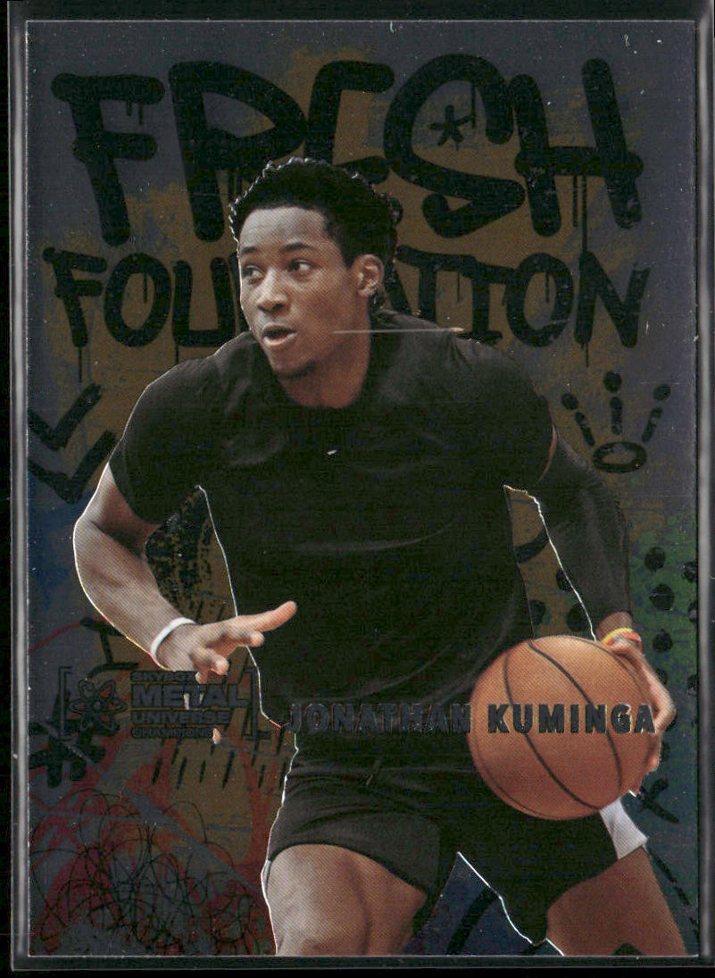 Jonathan Kuminga 2021 SkyBox Metal Universe Champions Fresh Foundation #FF10 front