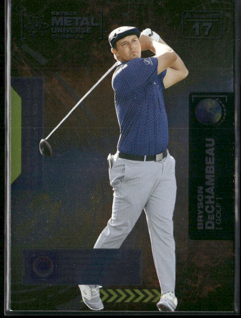 Bryson DeChambeau 2021 SkyBox Metal Universe Champions #17