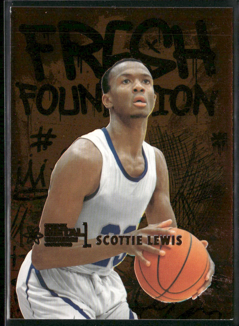 Scottie Lewis 2021 SkyBox Metal Universe Champions Fresh Foundation Copper #FF46