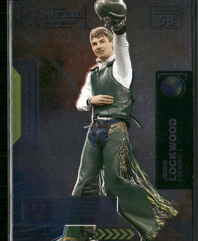 Jess Lockwood 2021 SkyBox Metal Universe Champions #58