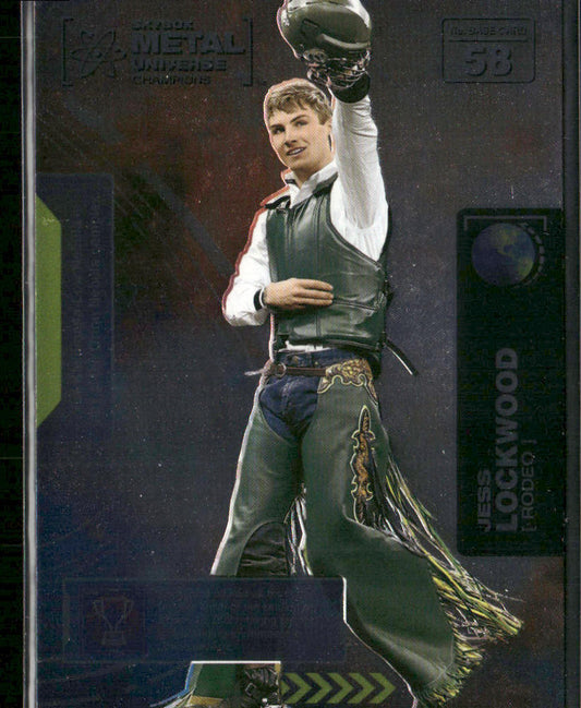 Jess Lockwood 2021 SkyBox Metal Universe Champions #58