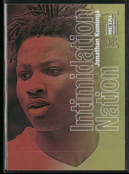Jonathan Kuminga 2021 SkyBox Metal Universe Champions Intimidation Nation #IN-31