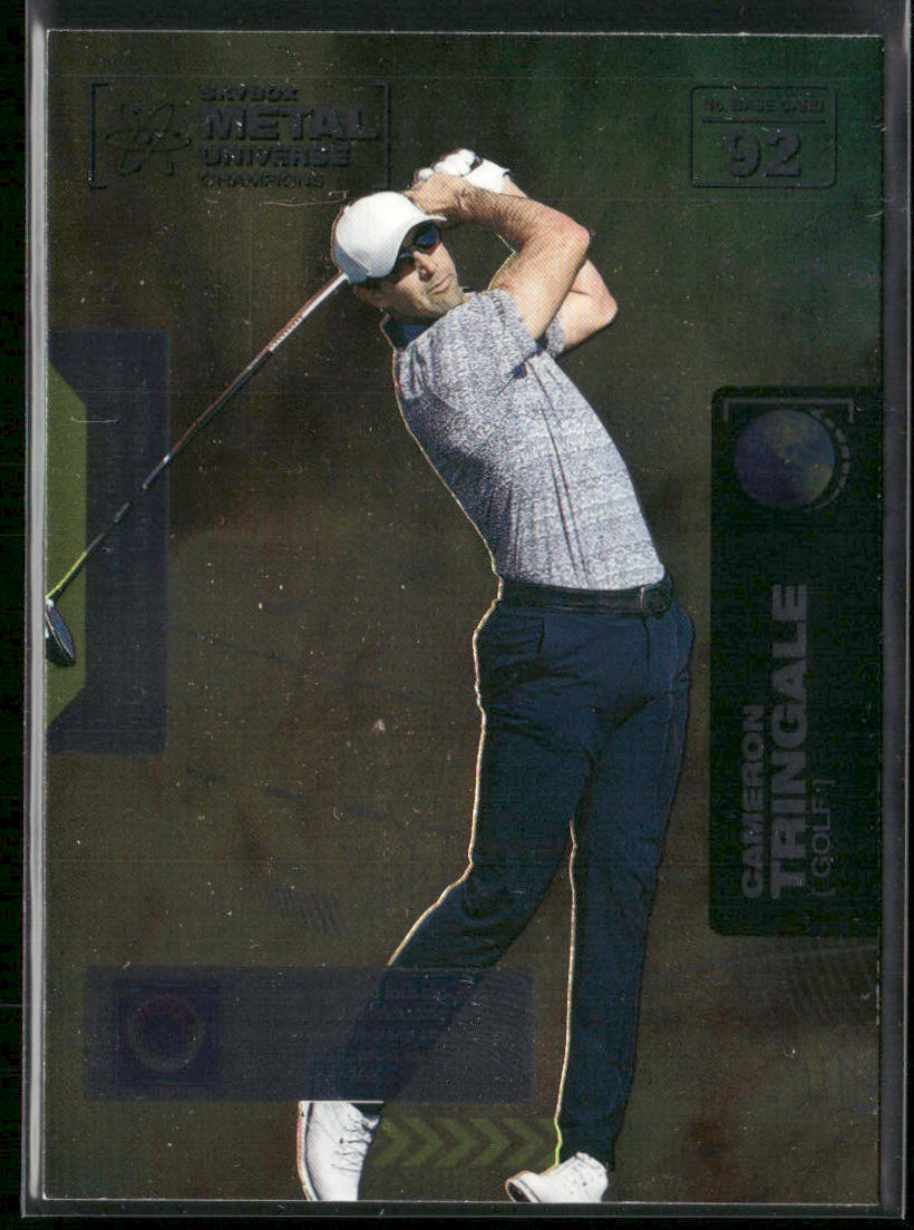 Cameron Tringale 2021 SkyBox Metal Universe Champions #92 front