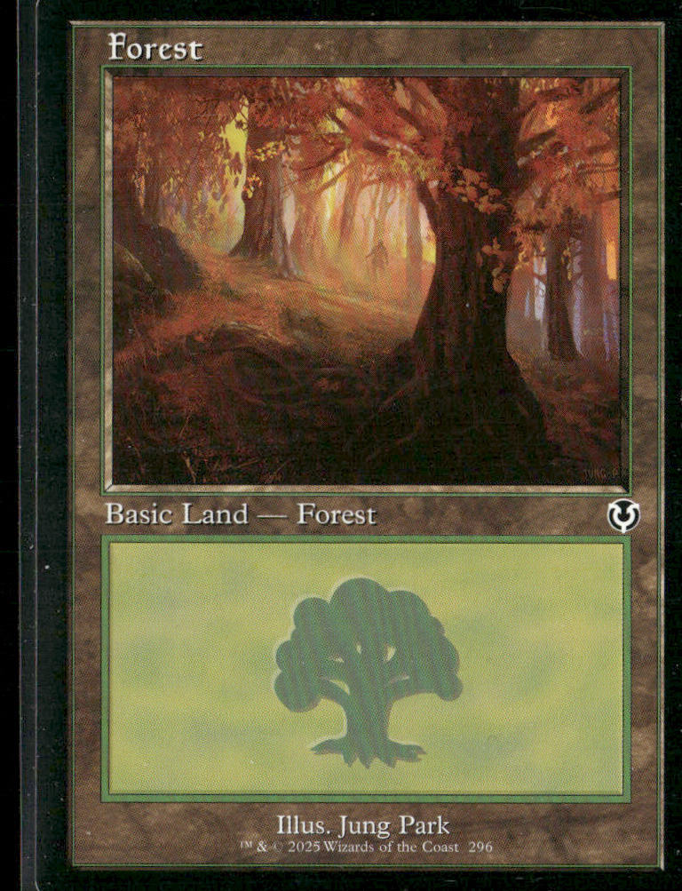 Forest (296) (Retro Frame) Innistrad Remastered #296 Land