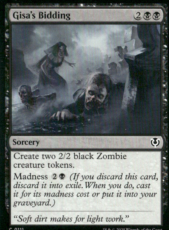 Gisa's Bidding Innistrad Remastered #111 Common