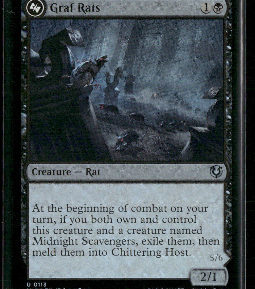 Graf Rats Innistrad Remastered #113 Uncommon Foil