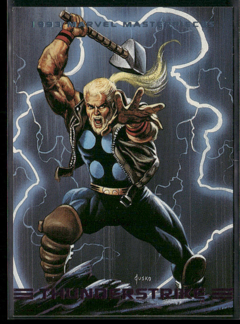 Thunderstrike 1993 SkyBox Marvel Masterpieces #73