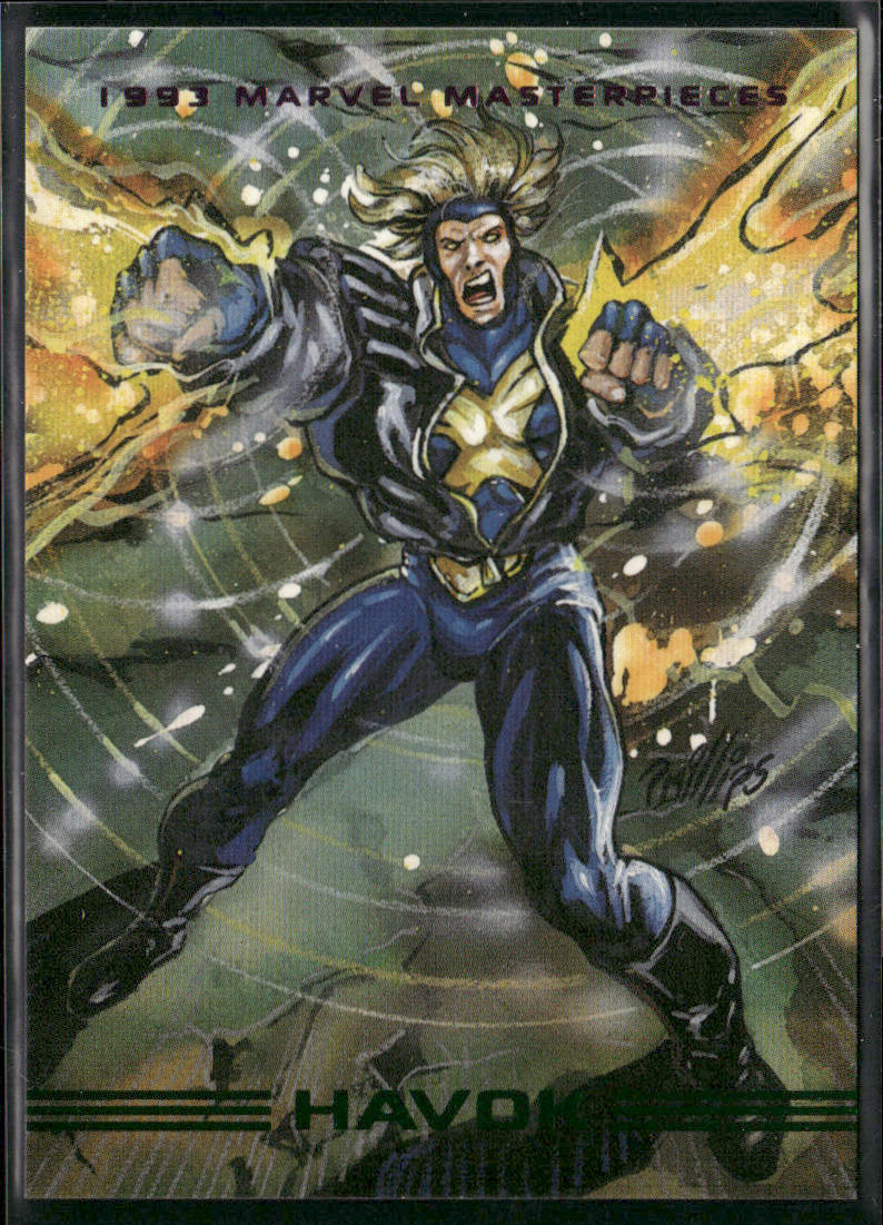 Havok 1993 SkyBox Marvel Masterpieces #84