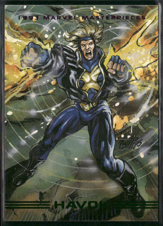 Havok 1993 SkyBox Marvel Masterpieces #84