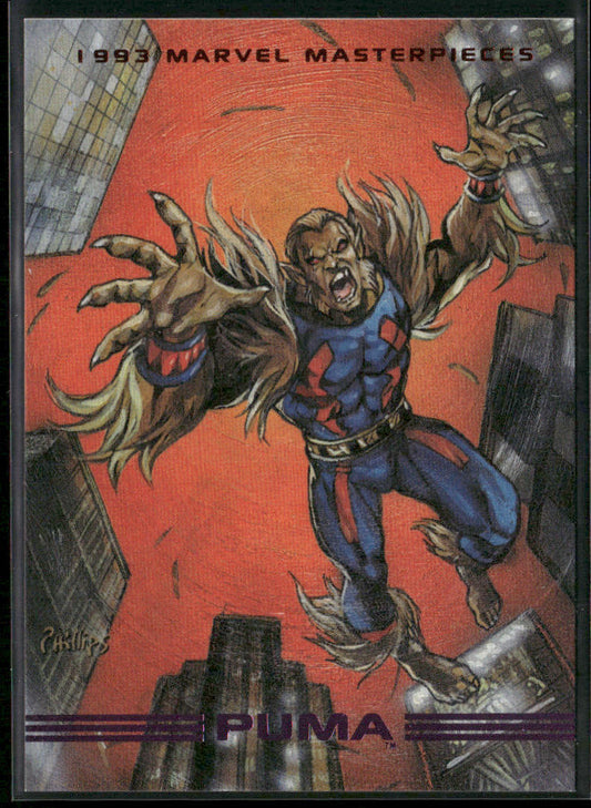 Puma 1993 SkyBox Marvel Masterpieces #49