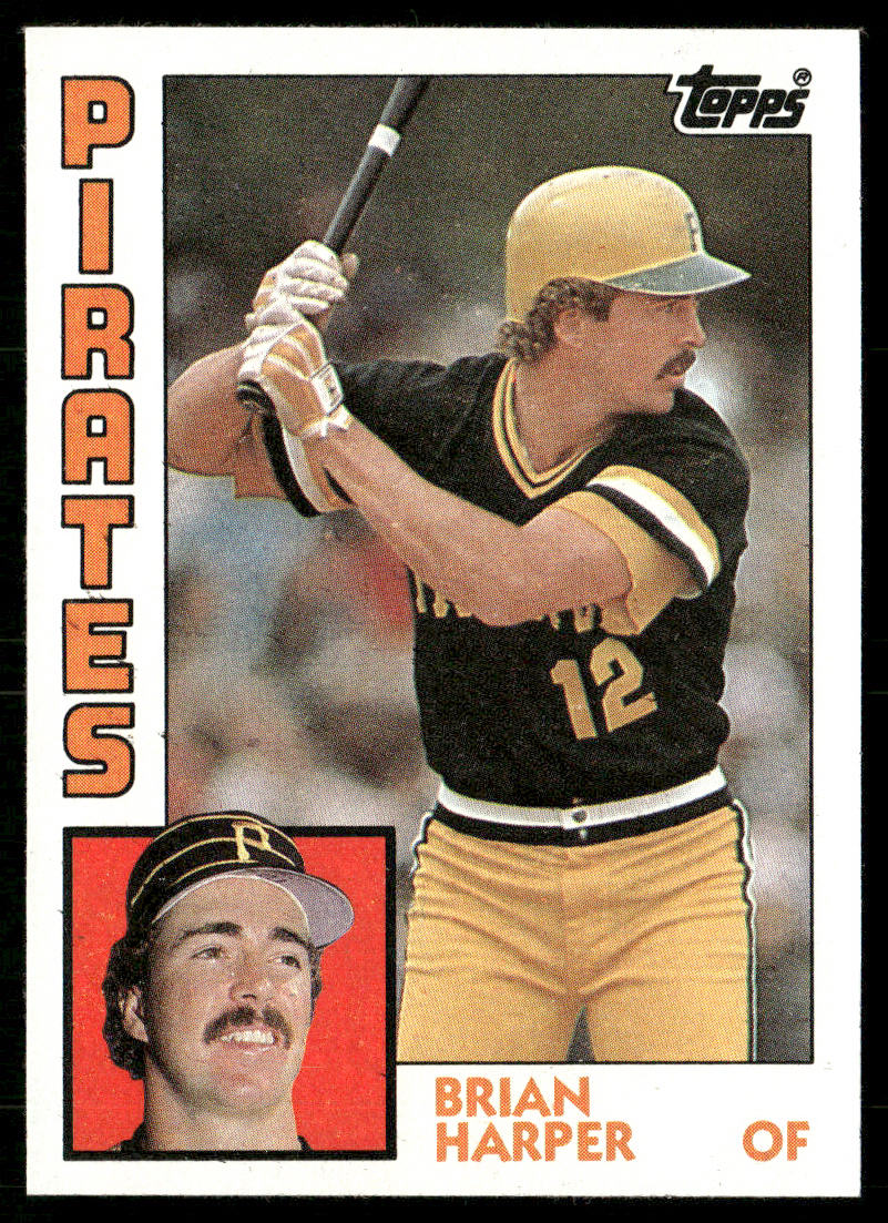 Brian Harper 1984 Topps #144 RC Pittsburgh Pirates