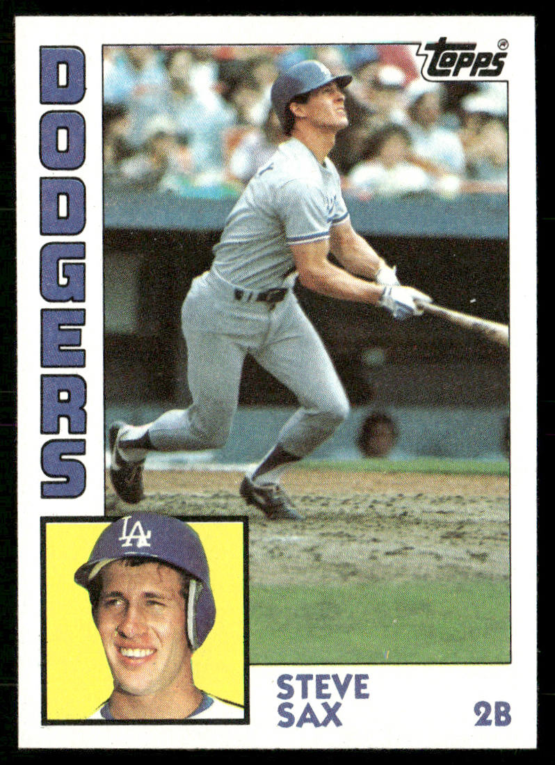 Steve Sax 1984 Topps #610 Los Angeles Dodgers