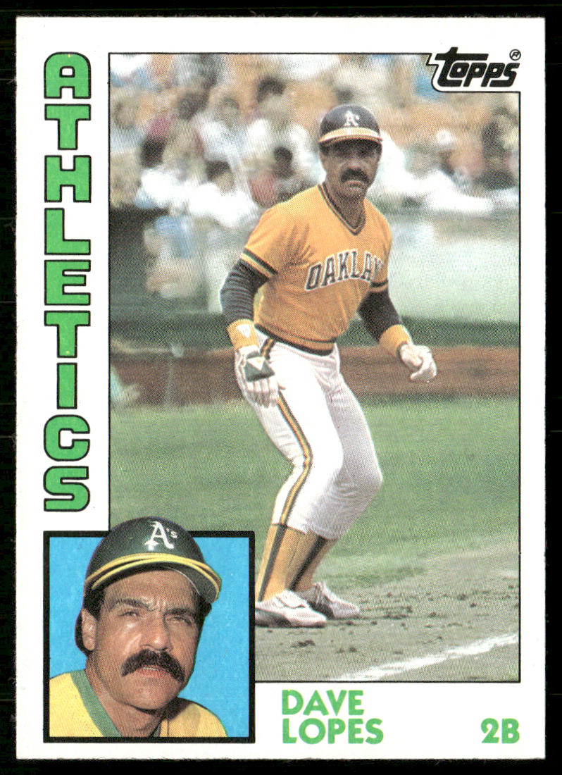 Dave Lopes 1984 Topps #669 Oakland Athletics