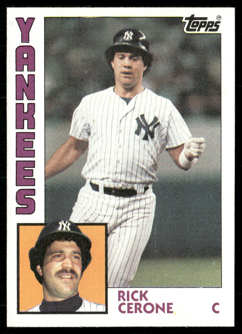 Rick Cerone 1984 Topps #617 New York Yankees