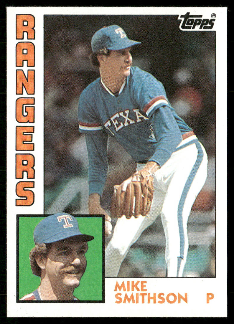 Mike Smithson 1984 Topps #89 RC Texas Rangers