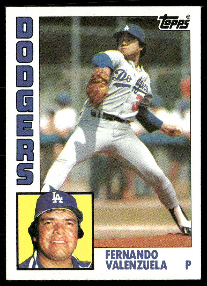 Fernando Valenzuela 1984 Topps #220 Los Angeles Dodgers
