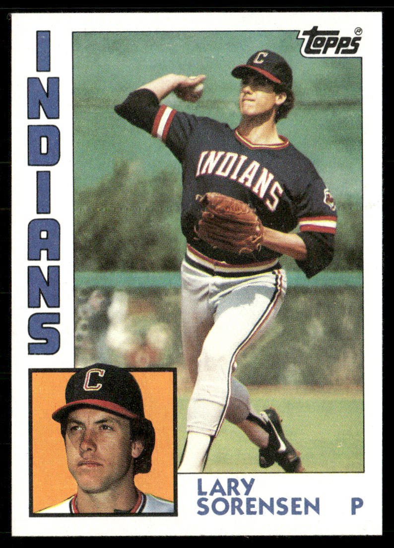 Lary Sorensen 1984 Topps #286 Cleveland Indians