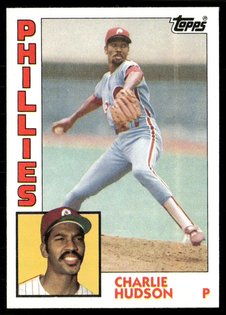 Charlie Hudson 1984 Topps #432 RC Philadelphia Phillies