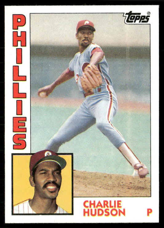 Charlie Hudson 1984 Topps #432 RC Philadelphia Phillies