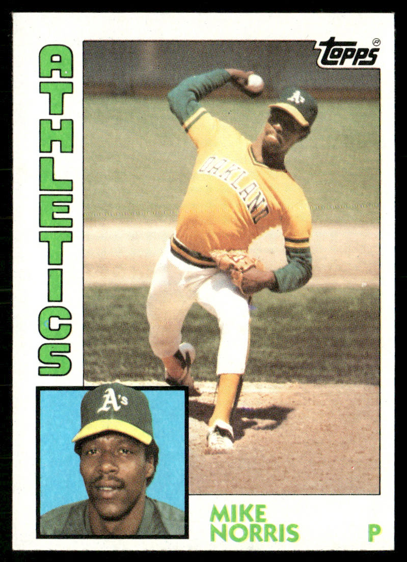 Mike Norris 1984 Topps #493 Oakland Athletics