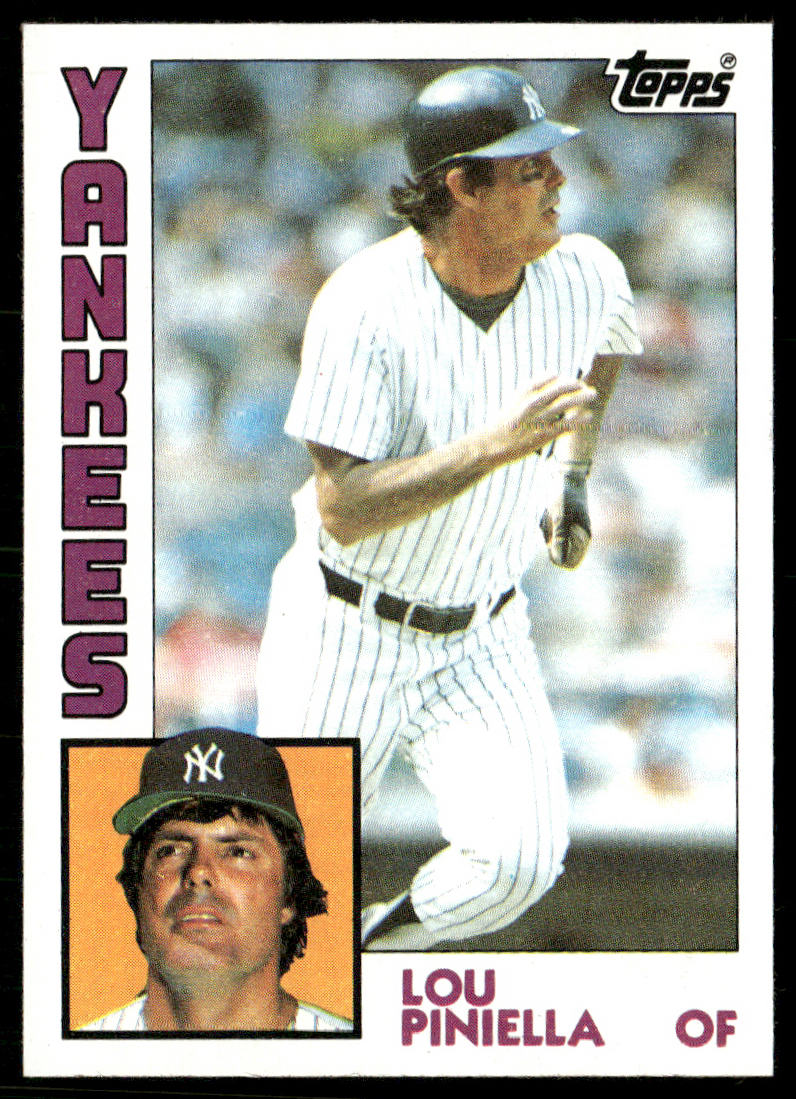 Lou Piniella 1984 Topps #408 New York Yankees