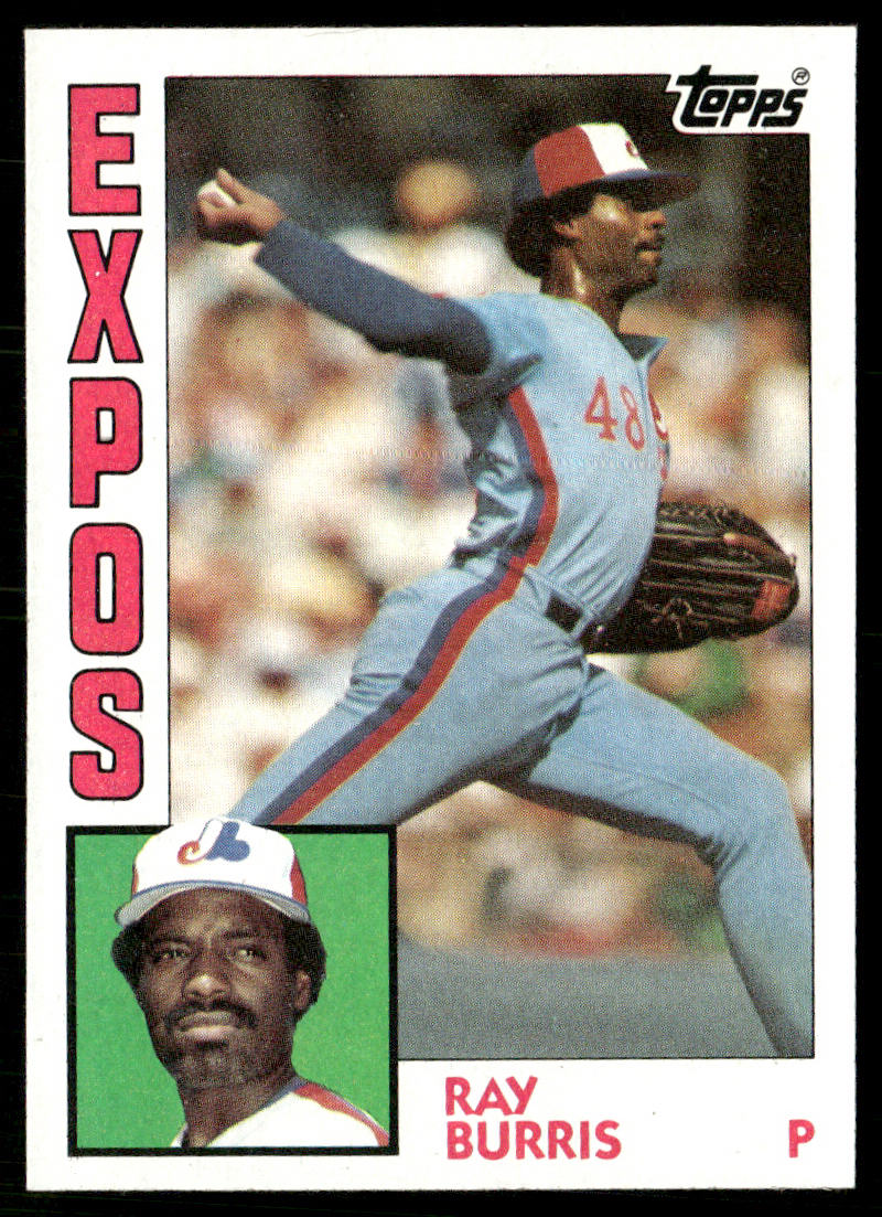 Ray Burris 1984 Topps #552 Montreal Expos
