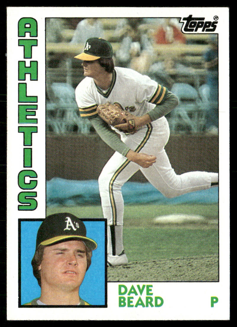 Dave Beard 1984 Topps #513 Oakland Athletics