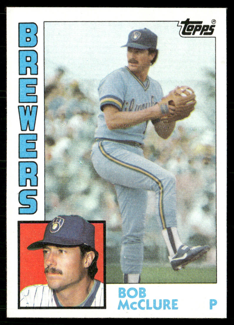 Bob McClure 1984 Topps #582 Milwaukee Brewers