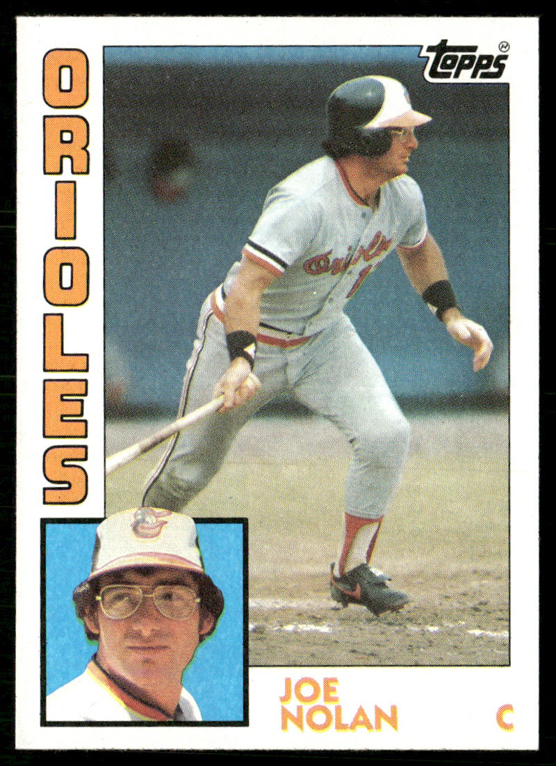 Joe Nolan 1984 Topps #553 Baltimore Orioles