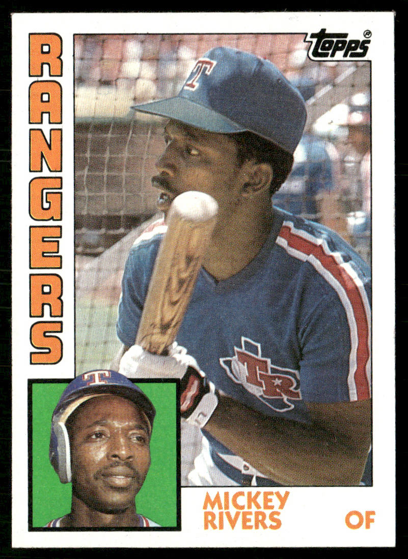 Mickey Rivers 1984 Topps #504 Texas Rangers